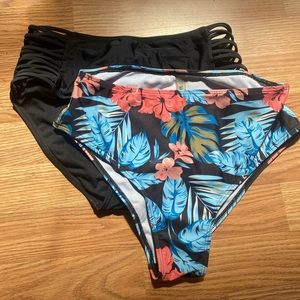high waisted swim bottoms